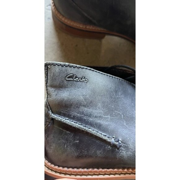 Clarks Black Wallabee Boot Lace Up Comfort Lace Shoes Leather Men’s Size 11 M main image 9